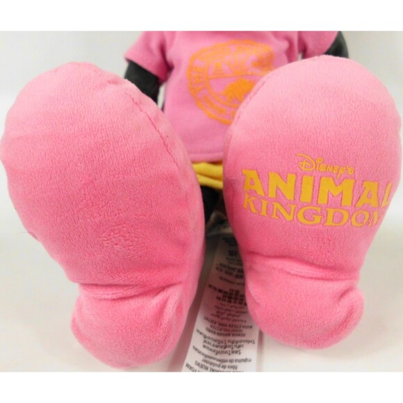 Disney Parks Dinoland USA Plush Minnie Mouse Dino Institute Animal Kingdom 16 In - Picture 4 of 5